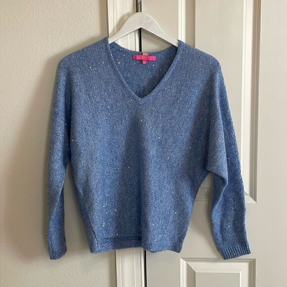 Lilly Pulitzer Savette Sequin Sweater - Picture 4 of 5